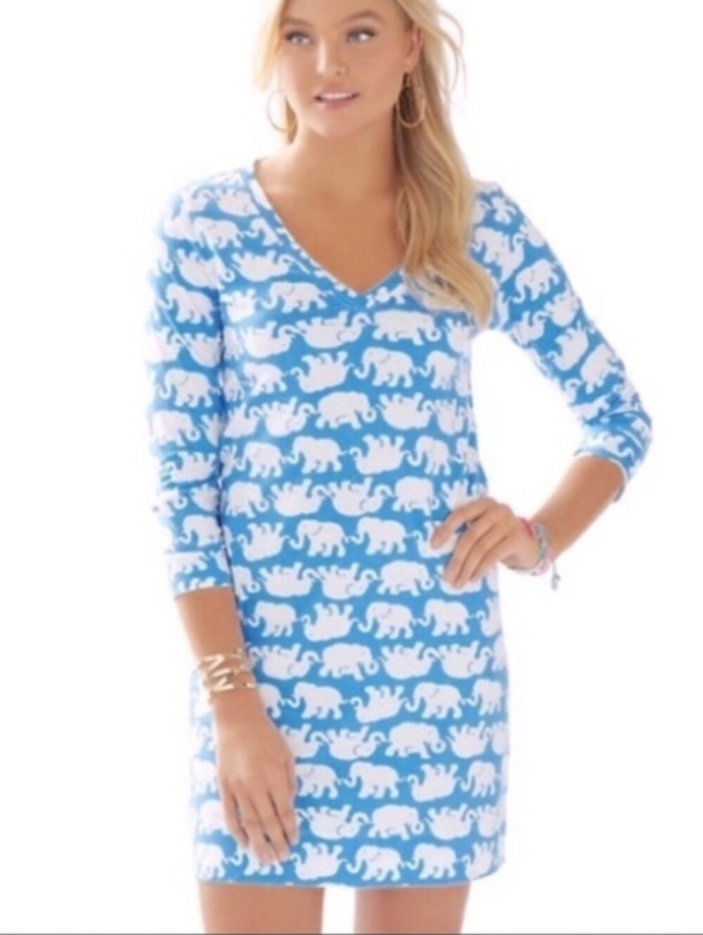 Lily Pulitzer Christie Elephant Mini Dress